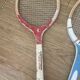 Series of 3 wooden rackets years 50-60