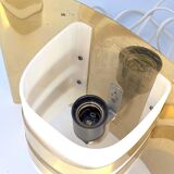 Pair of Hans-Agne Jakobsson V334/1 wall lamps in brass and opaline plastic