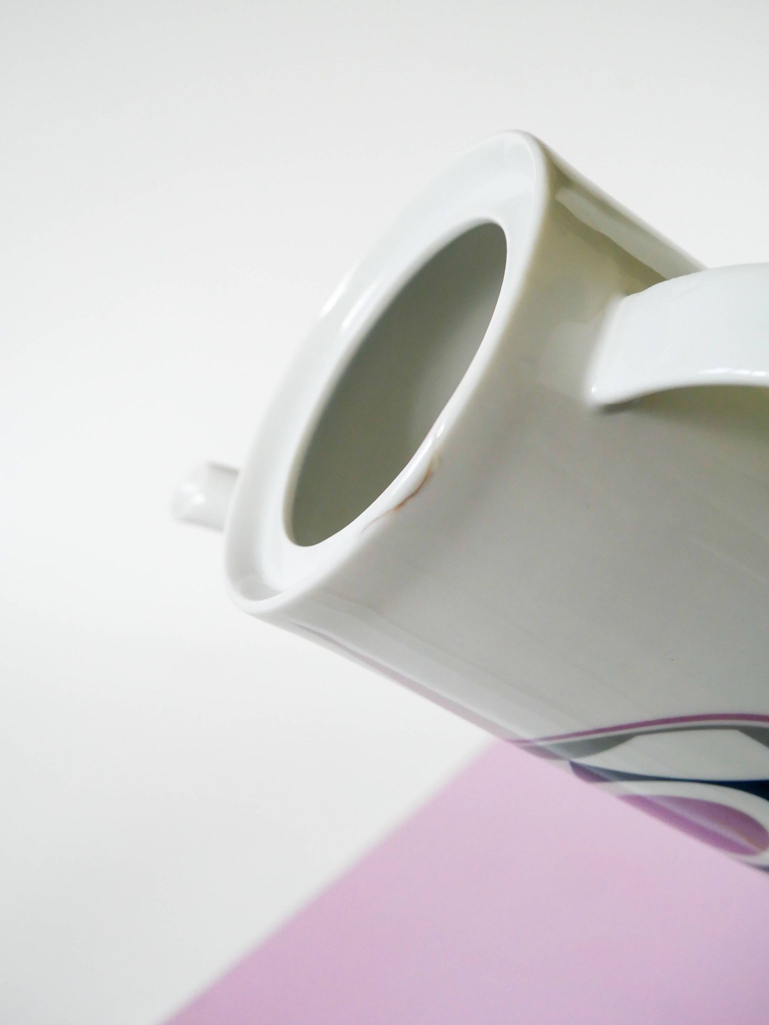 Set consisting of a teapot, sugar bowl and milk jug, Made in Germany, Colorful, Space Age, 1970