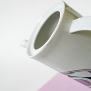 Set consisting of a teapot, sugar bowl and milk jug, Made in Germany, Colorful, Space Age, 1970