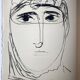 Emile gilioli, cantique des cantiques ii, 1961. lithographie originale