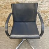Office chair by Carlo Bartoli for Matteo Grassi in leather