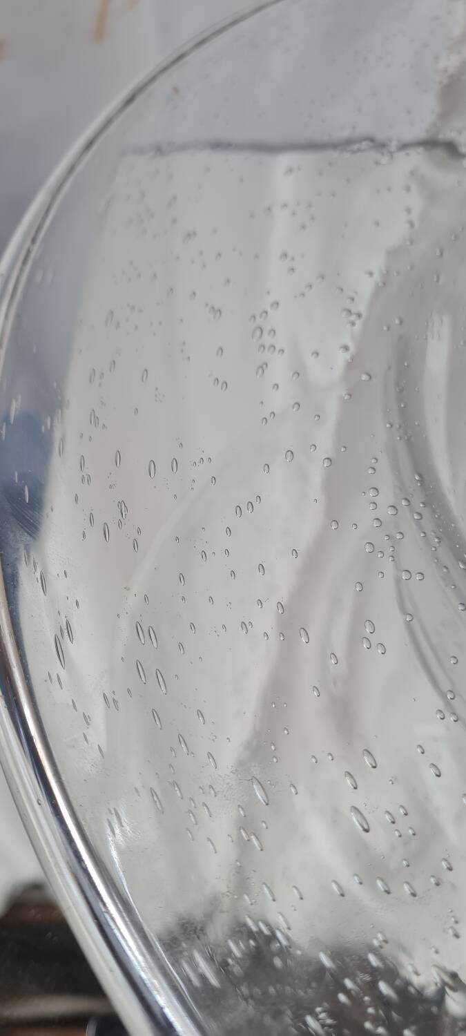 Large Biot glass bowl