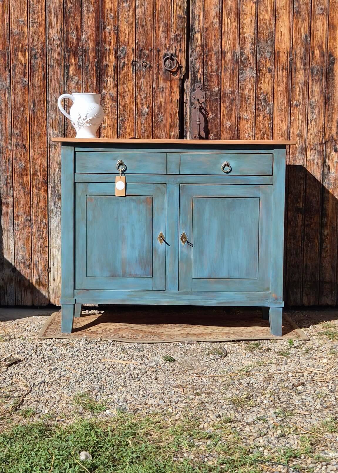 Renovated and distressed antique sideboard | Alexandre