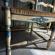 Antique hand-painted Provençal radassier – Straw seat