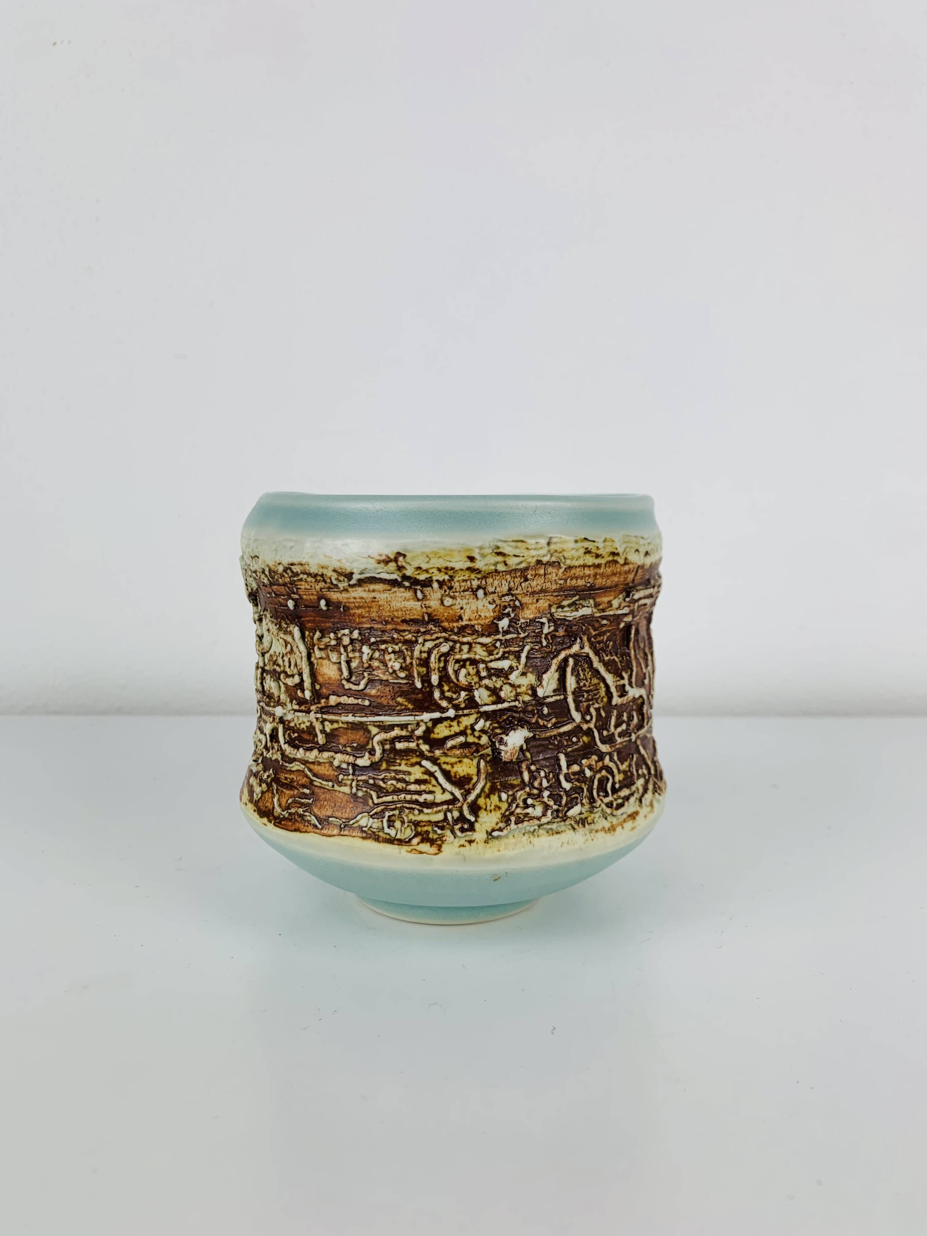 Ceramic vase signed Thiebaut Dietrich