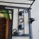 Porte manteaux miroir en fer forge