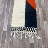Handmade wool rug for your hallway size 75 x 300 cm