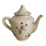 Sarreguemines earthenware teapot