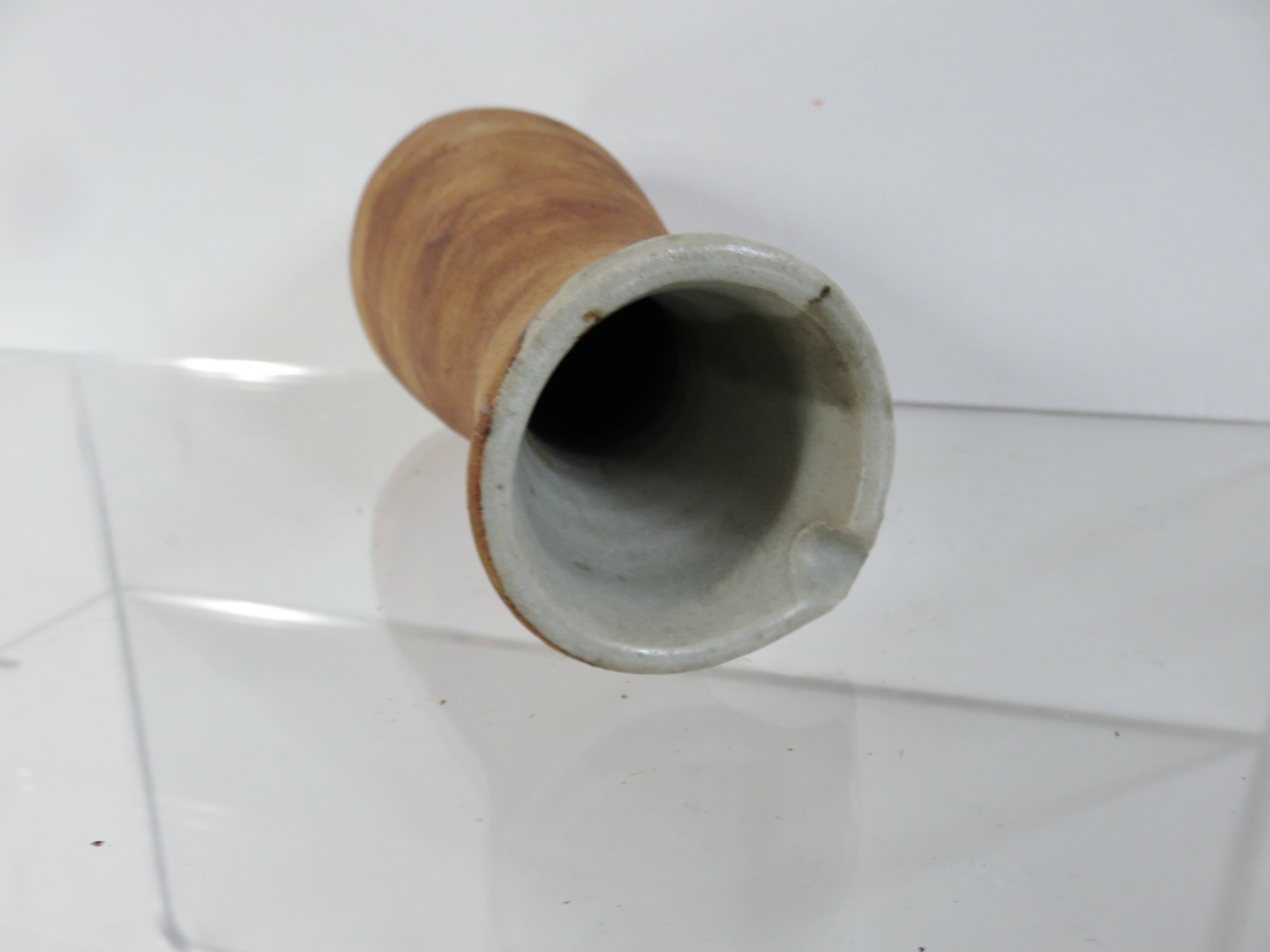 Stoneware vase "poterie de la colombe" Vallauris, 50s-60s