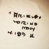 Ariele ceramic lamp, 1950s, Italy, Ariele Torino