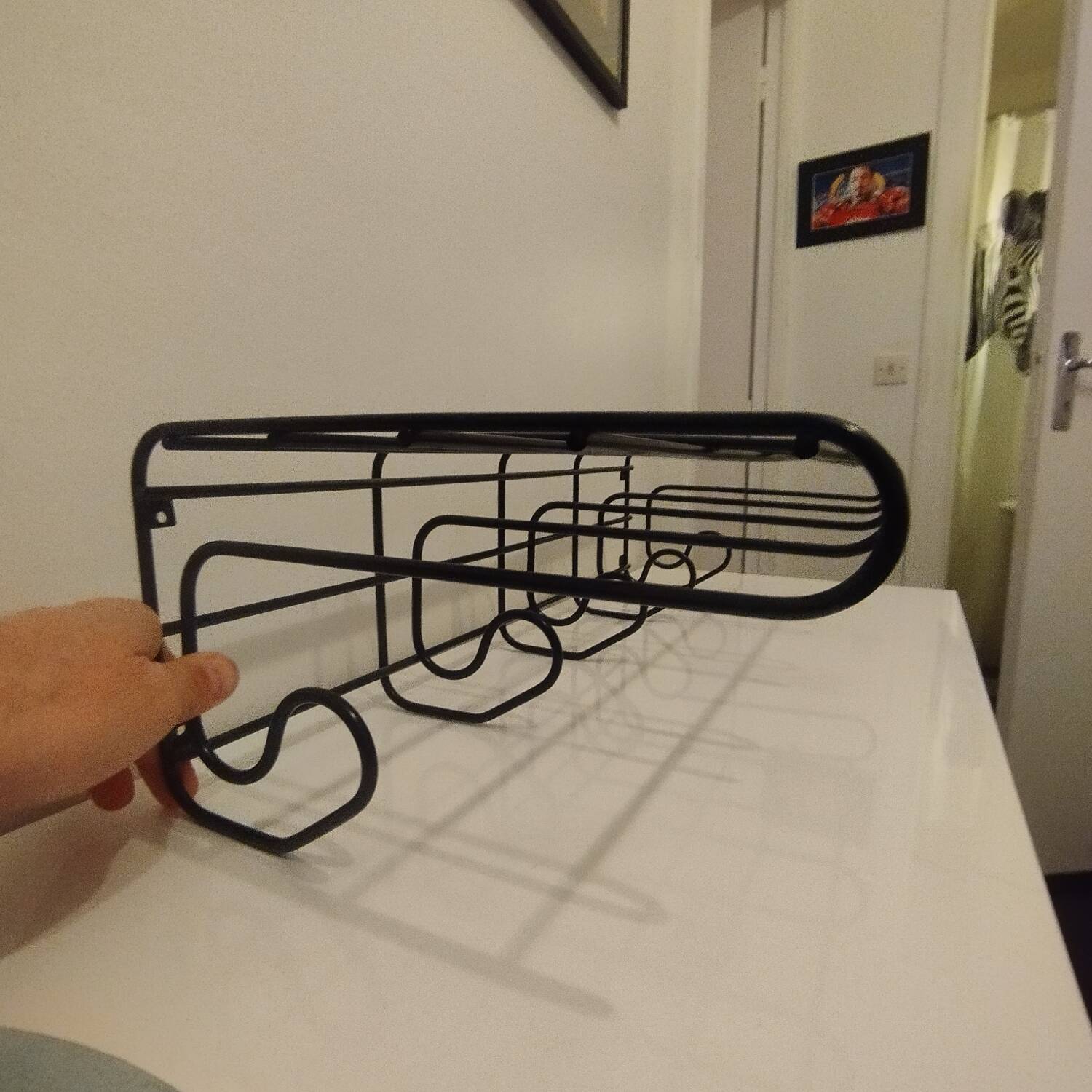IKEA FRÄN Black coat rack by Louise Hederstrom