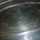 Silver metal oval top