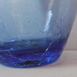 Blue vase glass blows