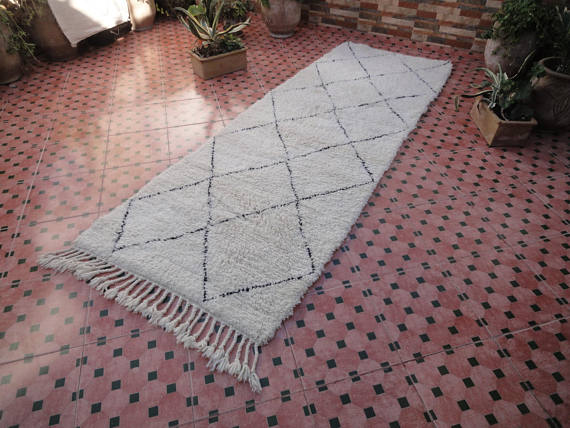 Beni Wool rug 285 x 100 cm