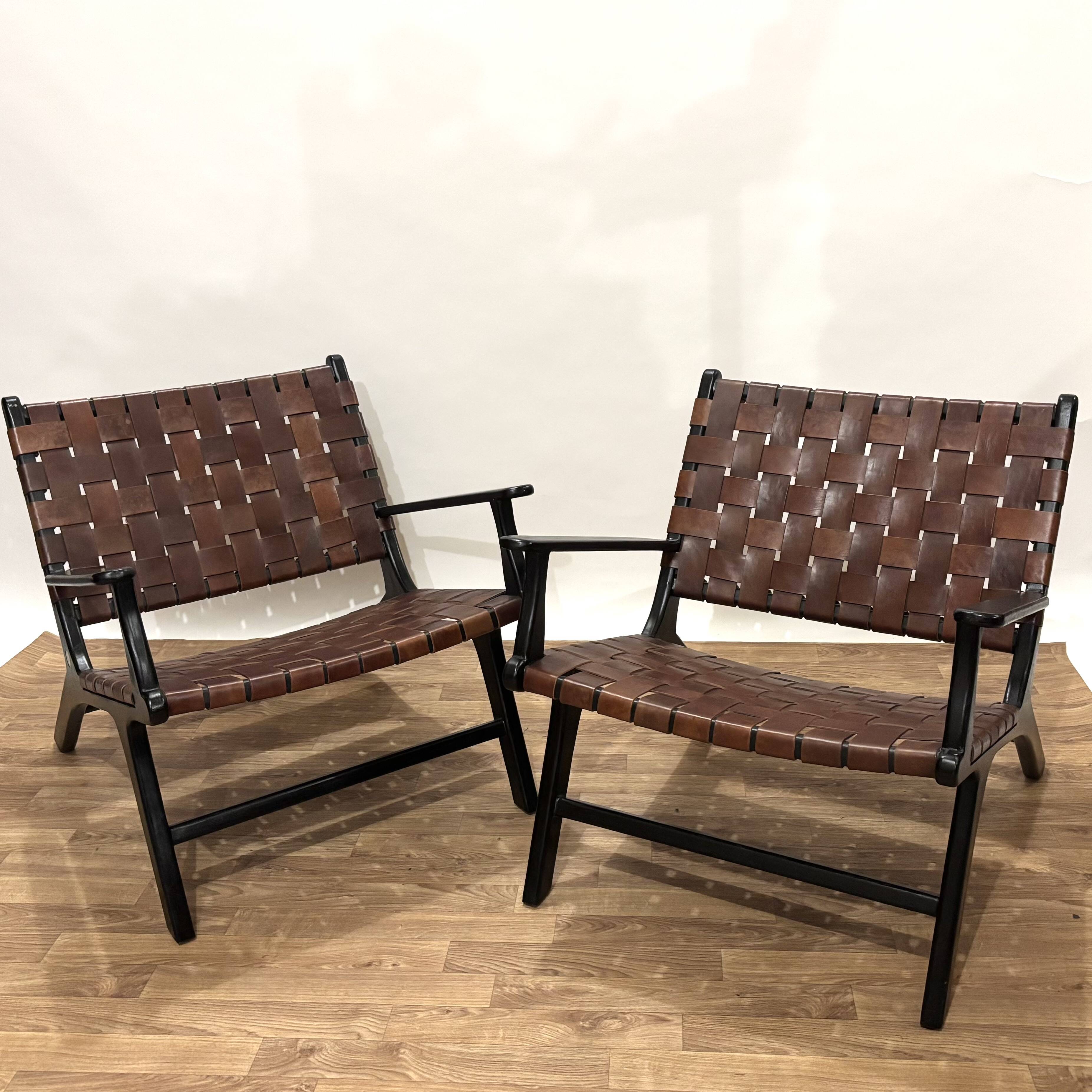 Pair of Hollywood armchairs by Olivier de Schrijver