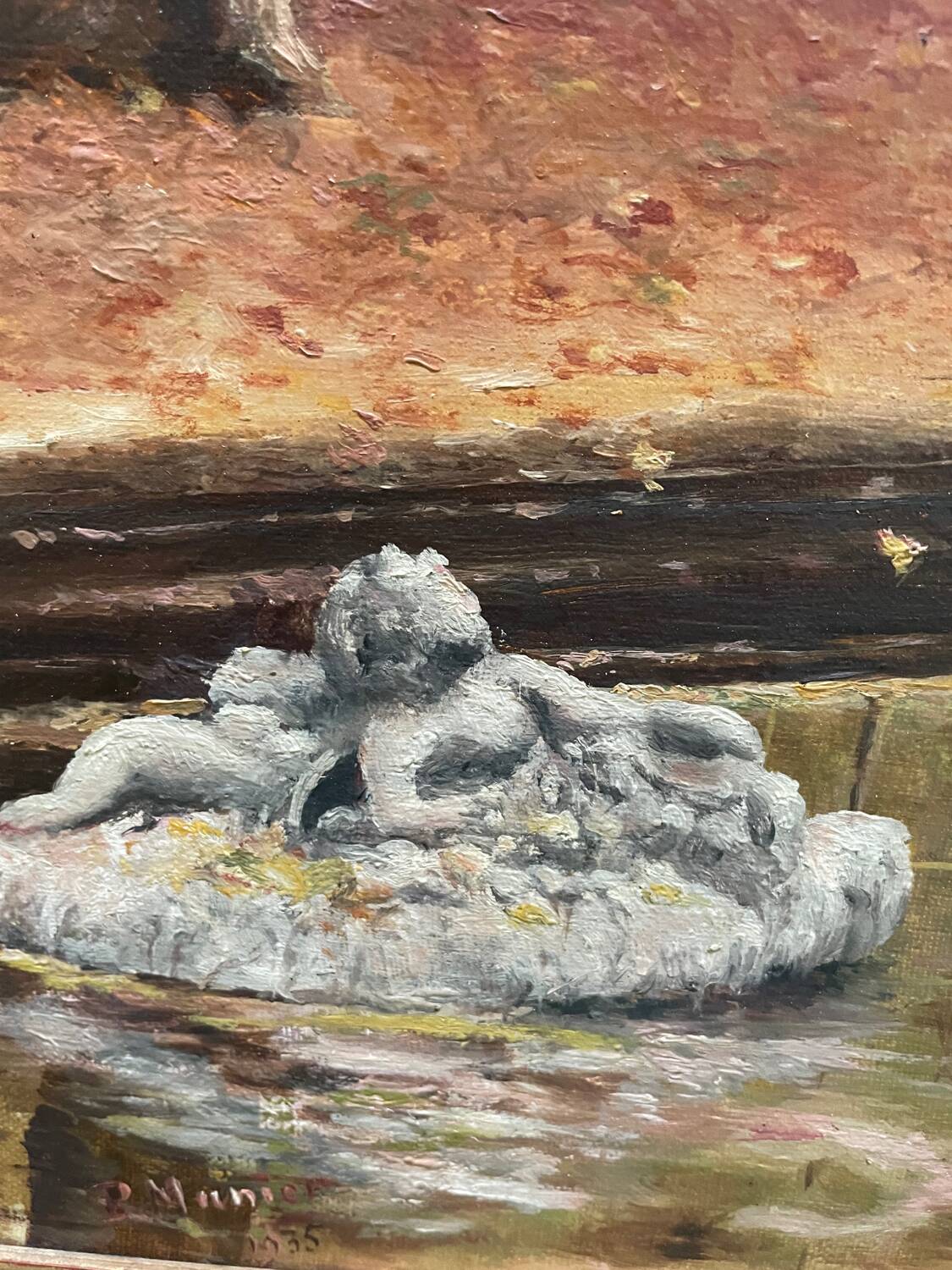 Tableau parc du chateau de Versailles, Munier 1935