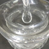 St. Louis crystal water pitcher signed
