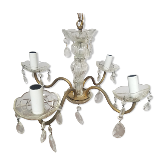 4-branched stamped chandelier