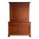 Antique solid wood sideboard with doors and drawers.