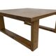 Vintage coffee table pinewood minimalist 1970s design