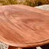 Victorian Tilting Breakfast Table in Raw Wood Mahogany