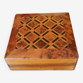 Old marquetry box