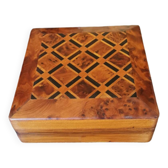 Old marquetry box