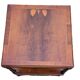 English Nightstand in Varnished Mahogany with One Drawer