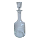 Antique decanter in engraved crystal 50s