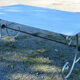 Table Top Carrara marble base wrought iron