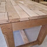 stripped wood coffee table