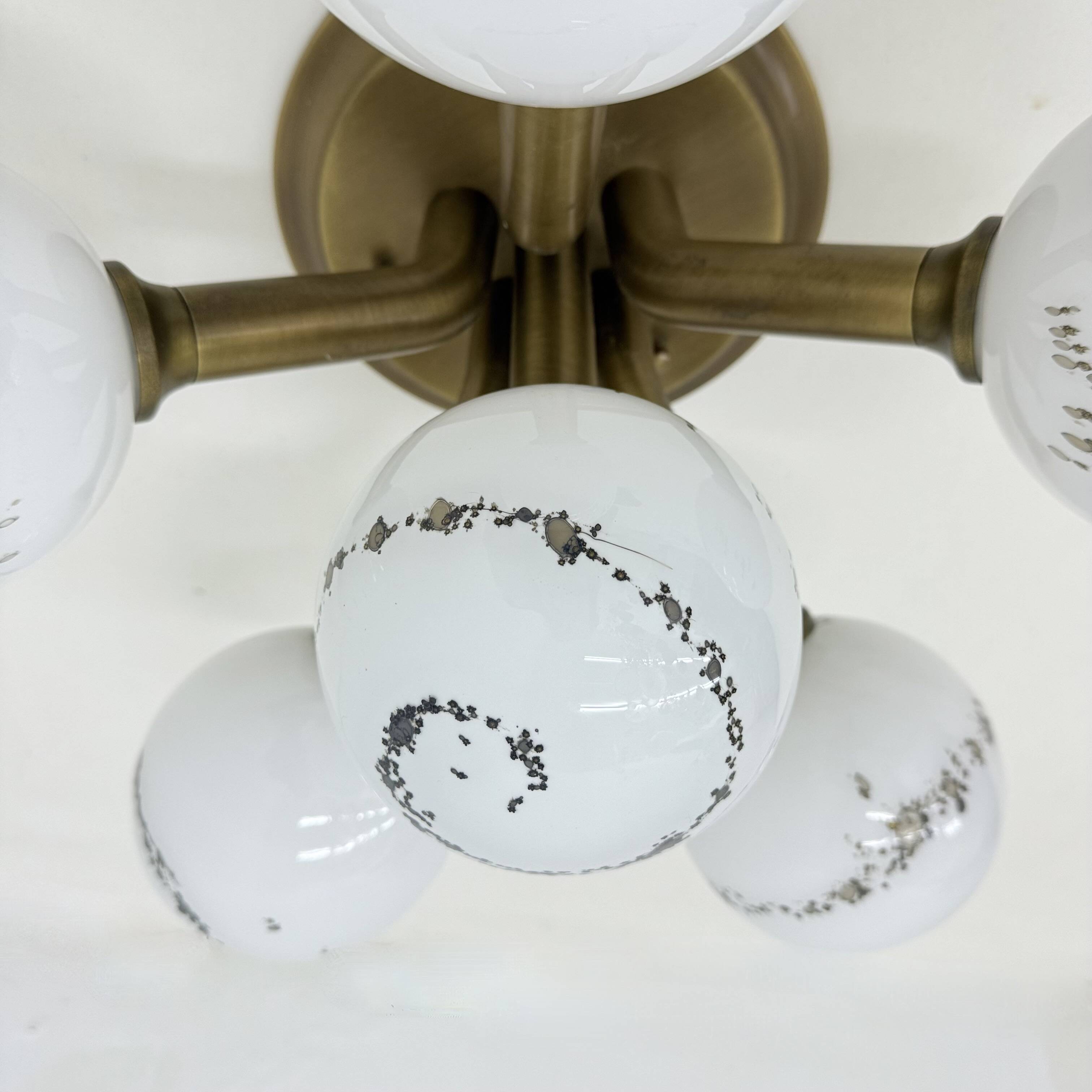 Hillebrand Sputnik Ceiling lamp flush mount , 1970s