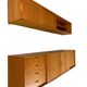 Teak wall system Sven Ellekaer Albert Hansen Denmark 1960s