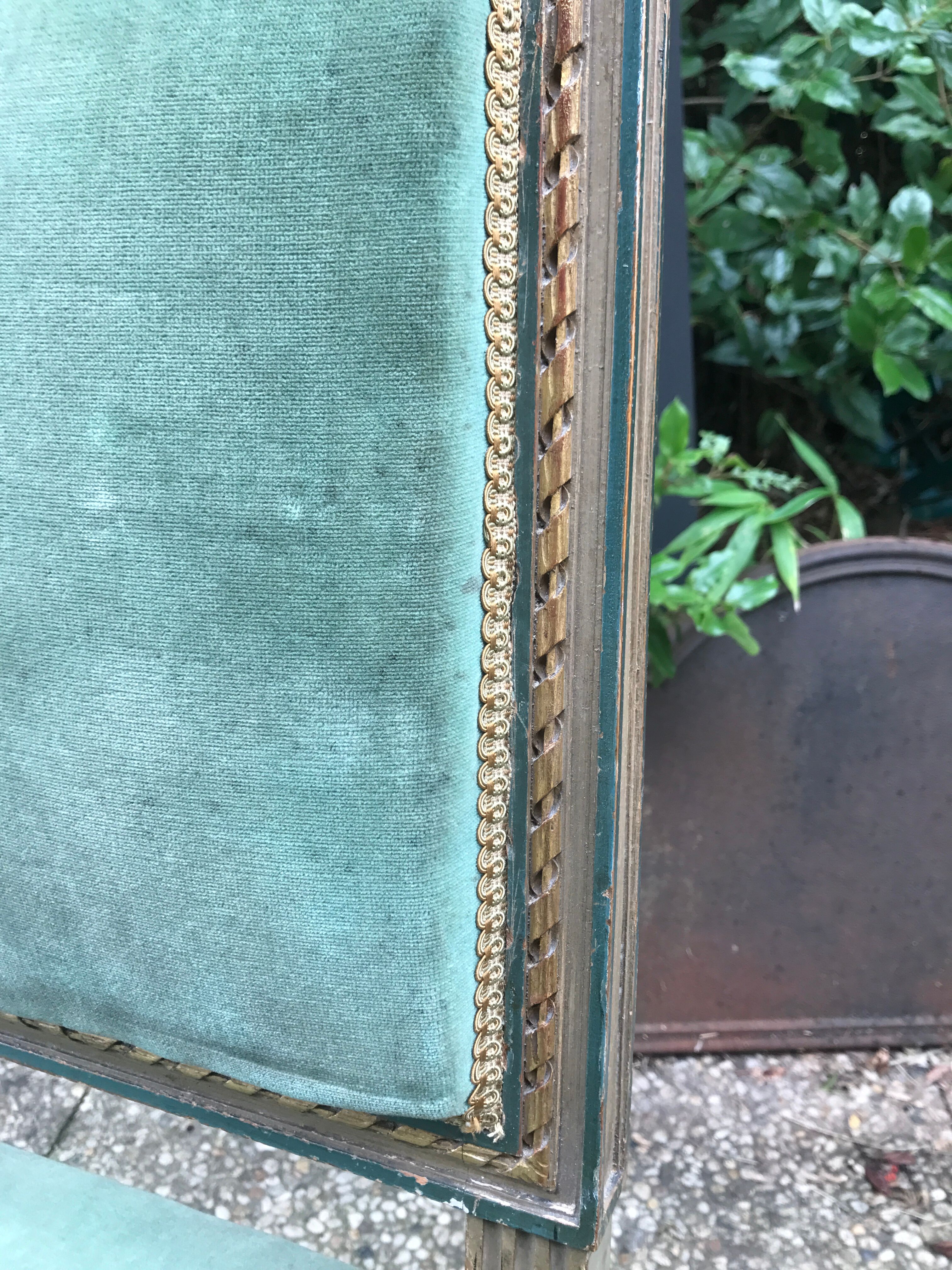 Pair of Louis XVI style chairs