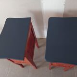 Pair of wooden bedside tables