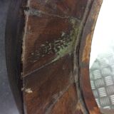 Round mirror Indian wooden massif diameter 50 cm