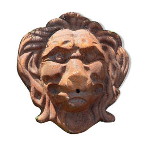 Tête de lion pour bassin - fonte