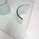Modern Italian glass coffee table, 1970s