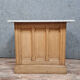 Wooden service counter stripped around 1900