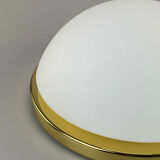 Limburg Glashütte ceiling light 70s