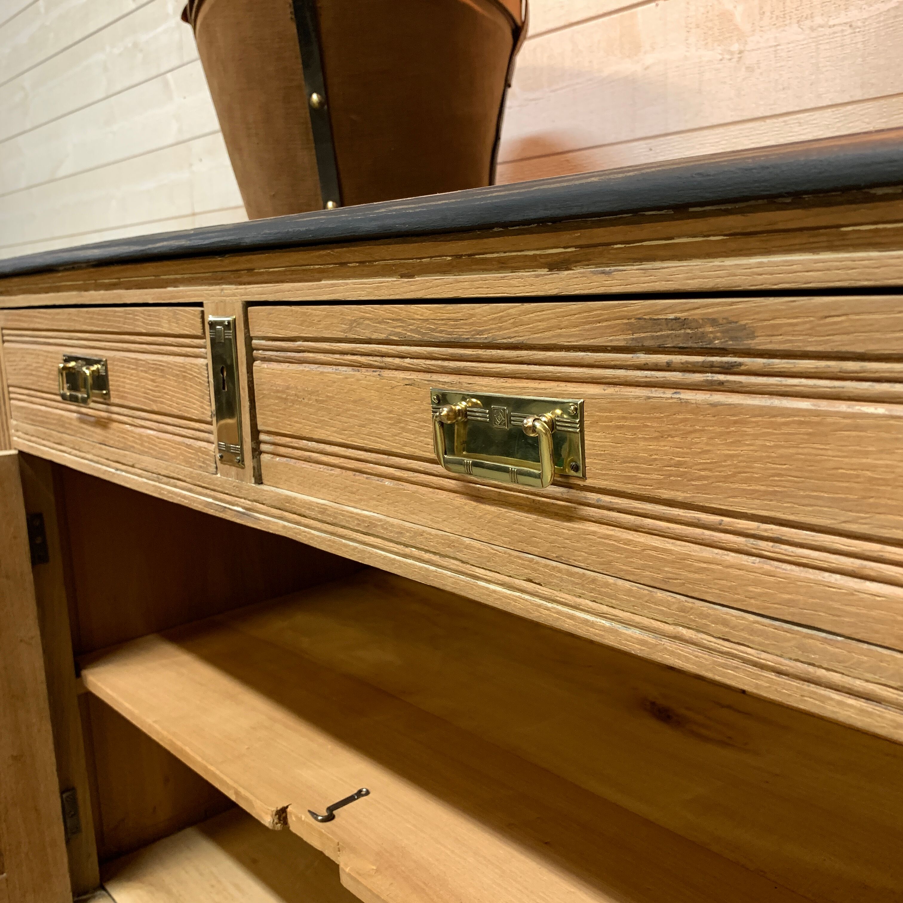 Parisian oak buffet patinated 1940