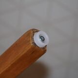 2 chaises Baumann N°19 hêtre clair skai noir