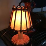 Louis Sognot rattan bedside lamp