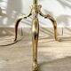 Vintage bronze and brass tripod floor lamp from the 1960s/70s – Adjustable height 190 cm