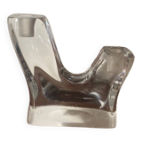 Bougeoir double en cristal