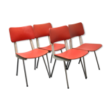 Four vintage kitchen chairs 50