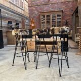 Set of 3 70s Bar Stools