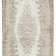 Hand-knotted vintage turkish beige rug 170 cm x 290 cm