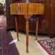 Antique Louis XVI Round Side Table Walnut 1780